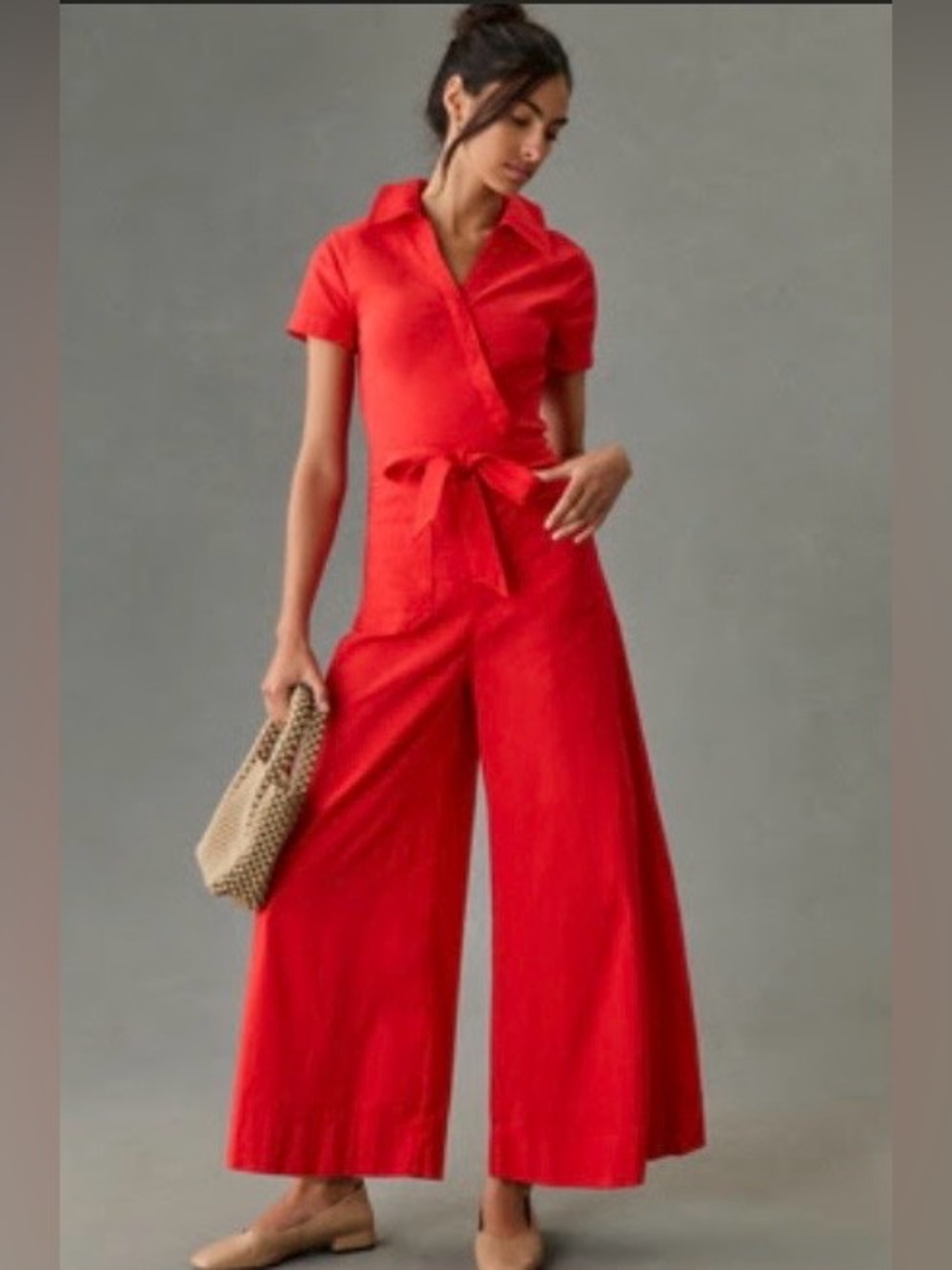 Anthropologie Maeve Culotte Jumpsuit 14T